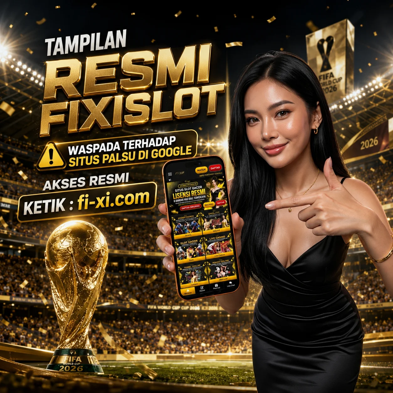 Tampilan FIXISLOT situs slot online resmi dan terpercaya Indonesia